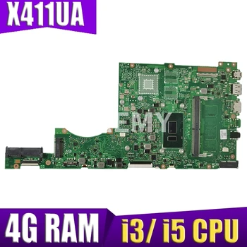 Akemy Az Asus X411 X411U X411UN X411UQ Laptop Alaplap X411UA Alaplap Tesztelt W/ 4 GB-RAM i3/ i5 CPU