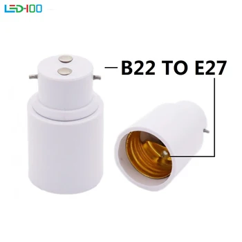 ÚJ aljzat adapter B22, hogy E27 Csavart Foglalat LED Halogén Izzó lámpatartó Átalakító Adapter