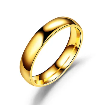Klasszikus Gyűrű Divat Ékszer Rozsdamentes Acél Esküvői Ajándék Gyűrű CRD10