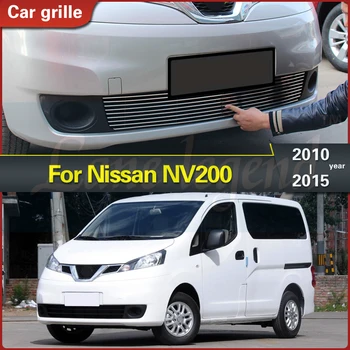A Nissan NV200 2010-2015 Minőségű Rozsdamentes acél Kocsi, első lökhárító Hálós Rács Körül Trim Racing Grillek