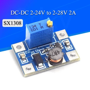 Stlxy 2-24V 2-28V DC 2A-DC SX1308 Step-UP Állítható Teljesítmény Modul Lépés Boost Konverter DIY Készlet