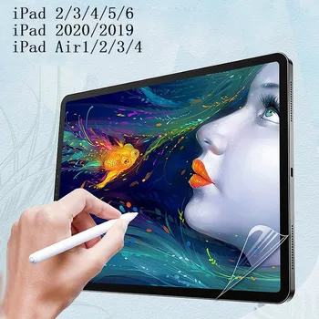 TPU rajz fólia képernyővédő fólia iPad 2 3 4 5 6 Védő Fólia iPad 2019 2020 Levegő 1 2 3 4 Air3 Air4 Rajz Matt Film