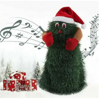 Forró Értékesítési Karácsonyfa Elektromos Zenei Forgatható Gyermekek Karácsonyi Party Ajándék Gyerek Játék Baba