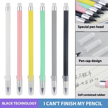 Új Technológia Korlátlan Írás Örök Ceruza Fekete Technológia Inkless Magic Pen Ceruza, Macaron, Színes Ingyenes Élezés Ceruza