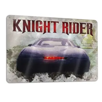 A Knight Rider 1327 Fém Plakett Jel, Bár Otthon Fali Dekor Jelek Konyha Dekoráció Kerti Dekoráció Tini Szoba Dekoráció