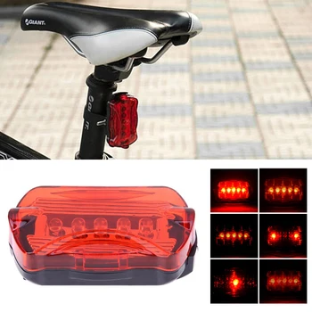 Bicikli Hátsó Lámpa Ultra Fényes Kerékpár Hátsó Lámpa Piros Kerékpáros Projektor Biztonsági Figyelmeztető Lámpa Vízálló