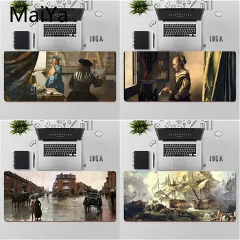 Maiya Kiváló Minőségű Vermeer Art Laptop Számítógép Mousepad Ingyenes Szállítási Nagy Egérpad, Billentyűzet, Alátét