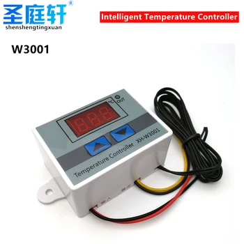 W3001 110V, 220V 12V 24V Digitális Hőmérséklet-szabályozó Termosztát kiváló megjelenést biztosít Akvárium Inkubátor Bojler Hőmérséklet-Szabályozó
