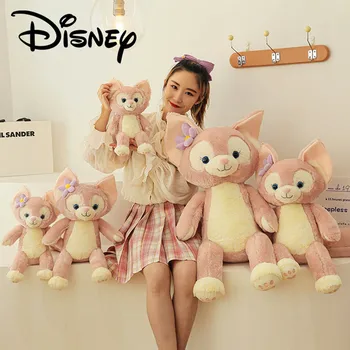 Disney Anime Linabell Medve Karácsonyi Fox Játék Aranyos Gna Belle Plüss Játékok Rajzfilm Baba Duffy Párna Szoba Dekoráció Ajándék Gyerekeknek