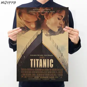 Klasszikus Film A Titanic Kraft Papír, Fali Matrica, Plakát, Háztartás, Dekoráció Festés