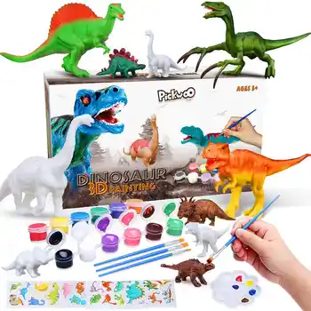 Pickwoo D02 3D dinoszaurusz Művészetek, a Tudomány festmény Meghatározott Biztonságos, Nem Mérgező Húsvéti Kézműves 12 Szín Ajándékok Játék a Gyermekek Gyerek fiú 1