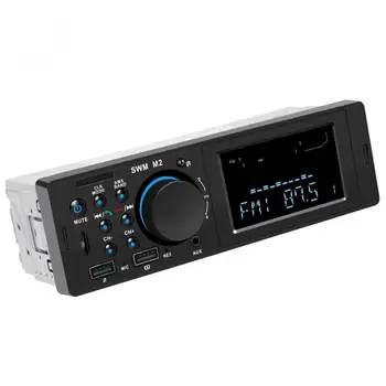 Univerzális-Dash Dual USB-Bluetooth-kompatibilis Autós Sztereó FM Rádió Aux Bemenet MP3-Audio Lejátszó a Gyors Telefon a Töltés 2