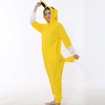A Nők Kigurumi Pizsama Felnőtt Rugdalózó Állat Cosplay Jelmezbál Homewear Rajzfilm Hálóruházat Karácsony Egy-Darab Pijama Onsie 5