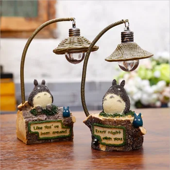 Aranyos Rajzfilm Totoro Lámpa Totoro Akciófigura Játékok Asztali Lámpa Led-Es Éjszakai Fény Olvasó Gyerekeknek, Születésnapi Ajándék Lakberendezés 0