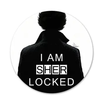Sherlock Moriartee 221B Jelvény Melltű Kiegészítők, Ruhák Hátizsák Dekoráció ajándék 58mm 1