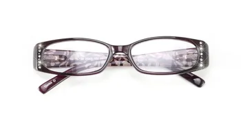 Lila Gyémánt Olvasó Szemüveg Nők Kényelmes Ultra Könnyű Dioptria Presbyopic Szemüveg +1.0+1.25+1.5+1.75+2.0+2.25+2.5+3.25+3.0+3.25 1