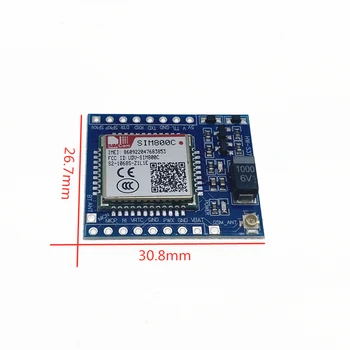 SIM800C GSM GPRS Modul 5 V/3,3 V-os TTL Fejlesztési Tanács IPEX A Bluetooth, Majd a TTS Az STM32 C51 a  2