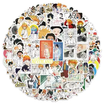 Japán Anime Megígérte, Sohaország Esztétikai Matrica Dekoráció Motoros Gördeszka Iskola Irodai Papíráru Dekoráció 100-AS 2