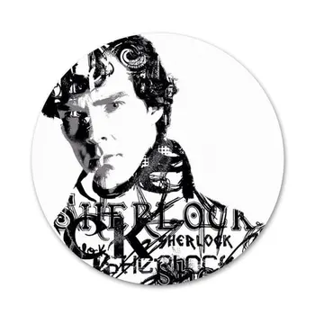 Sherlock Moriartee 221B Jelvény Melltű Kiegészítők, Ruhák Hátizsák Dekoráció ajándék 58mm 4