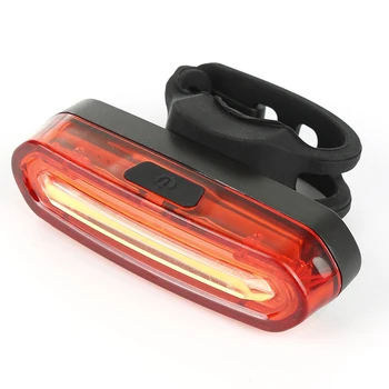 120 LM Újratölthető COB LED USB Mountain Bike hátsó Lámpa hátsó Lámpa MTB Biztonsági Figyelmeztetés, Hátsó Kerékpár Lámpa Bicikli Lámpa Kerékpár Lámpa 5